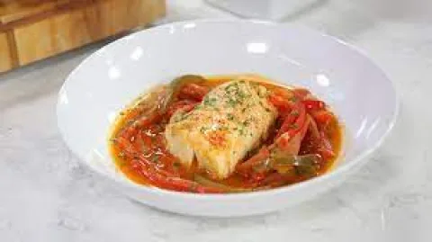 Fish basquaise