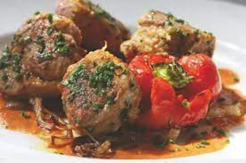 Pork basquaise
