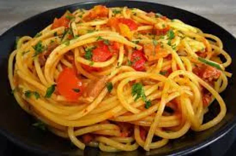 Sauteed spaghetti