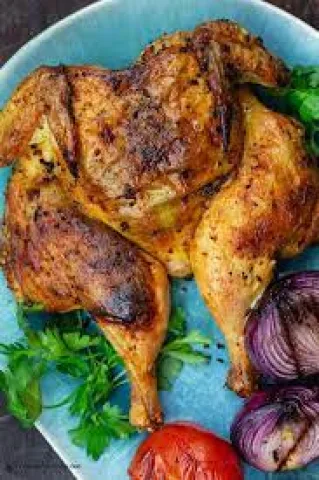 Grilled chicken and dodo