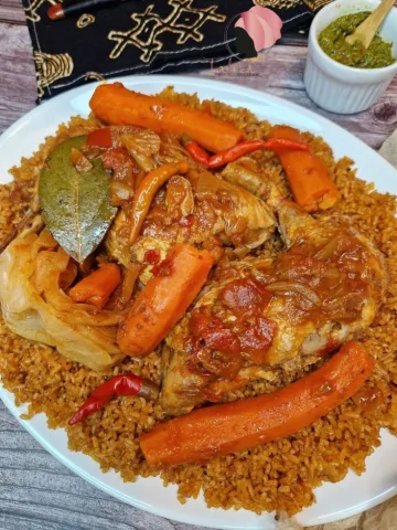RIZ SENEGALAIS POULET