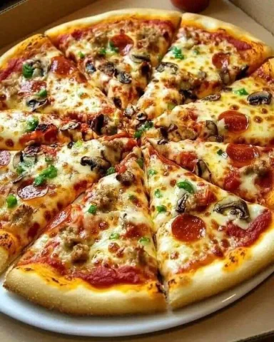 Pizza au poulet