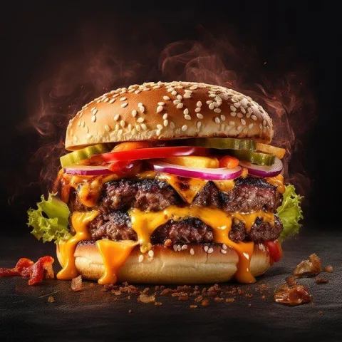 CHIKEN CHEESE BURGER