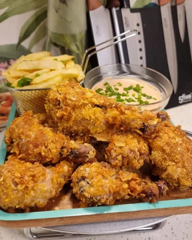 1/4 Poulet pané