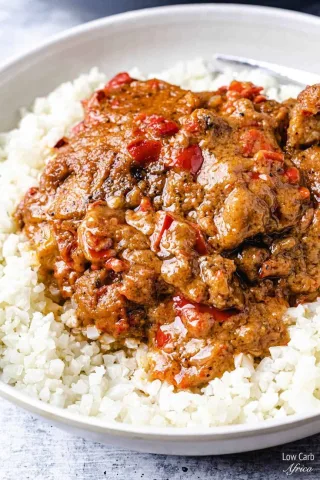 SAUCE YASSA POISSON RIZ BLANC
