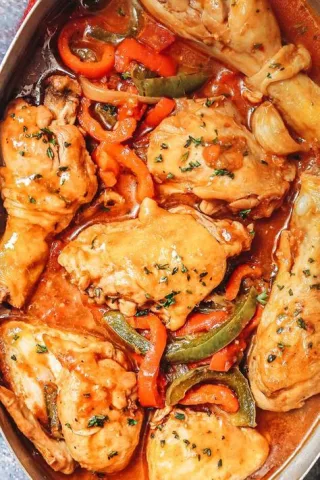 1/4 POULET BASQUAISE