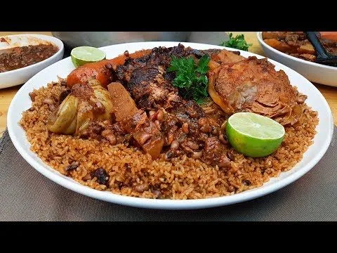Beefsteck  riz sénégalais 