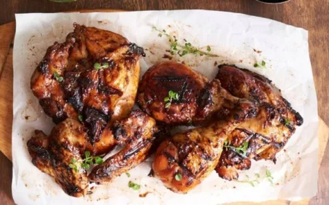 Poulet braisé