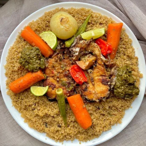 Riz sénégalais viande