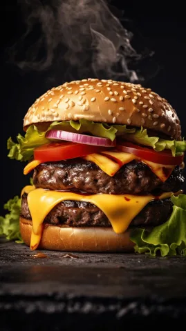 Double steak burger