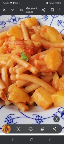 macaroni pomme spaghetti
