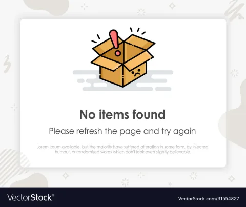 No Items Found