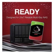 Disque dur interne Seagate IronWolf 4TB NAS HDD 3.5 pouces SATA III 6Gb/s ‎7200TPM 256MB Cache 5