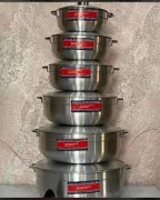  6PCS SET QUALITY ALUMINUM POT 4