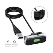 Câble Chargeur USB SKEIDO 100 cm pour Smartwatch Samsung Galaxy Fit 2 – Noir, 5V 5