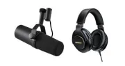Microphone pour la voix SM7B-Cardioid Studio Microphone-Live Streaming -PC Gaming & Podcast - Noir 3