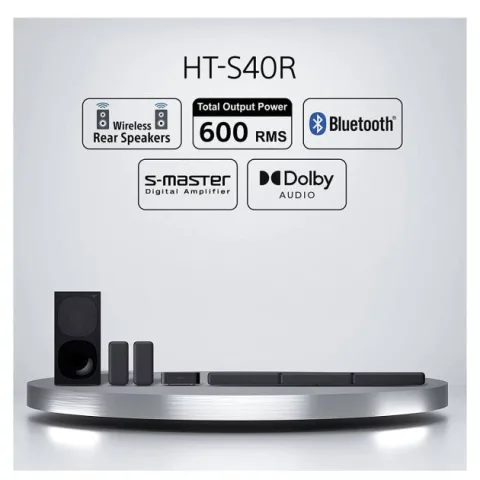 Barre de son Sony HT-S40R 5.1 - 600W - Noir