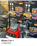 ROBOT MIXEUR AVEC BOLS INCASSABLE 2en1- 19500W 3