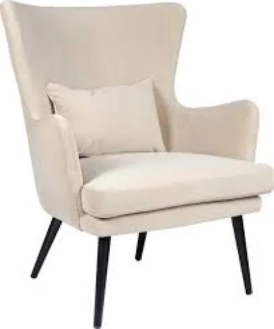 Chaise Alora Charlie beige - Tissu