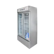 Réfrigérateur à Porte Vitrée - 450 Litres - FIABTEC - X-450D - Économique en énergie - Blanc  2