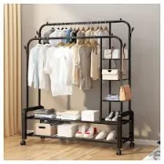Porte Manteau Portant à vêtements Bipolaire Tringles  3