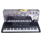Piano à clavier musical de 61 touches - écran LED, Bluetooth, radio FM, lecteur MP3 4