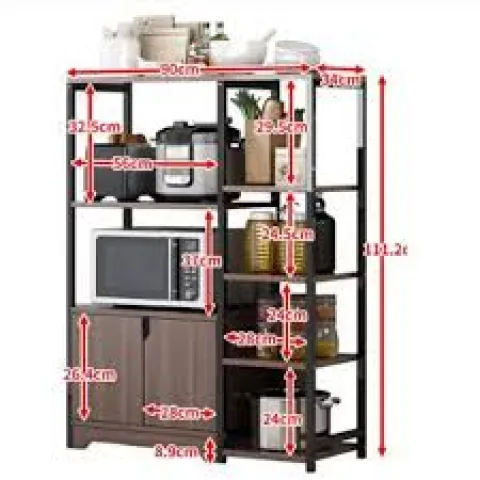Étagère de rangement de cuisine