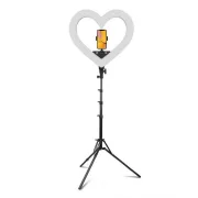 Ring light RGB - 10 pouces - Anneau lumineux en Cœur - Trépied 2