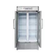 Réfrigérateur à Porte Vitrée - 450 Litres - FIABTEC - X-450D - Économique en énergie - Blanc  3