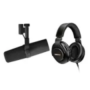Microphone pour la voix SM7B-Cardioid Studio Microphone-Live Streaming -PC Gaming & Podcast - Noir 4