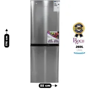 Réfrigérateur Combiné - ROCH - RFR-325DBL - 260 Litres  1