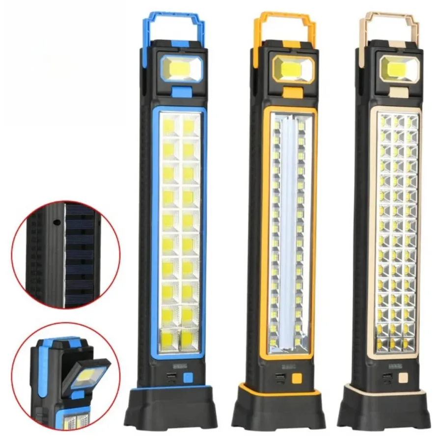 Solar Work Light for Camping Tent Lighting