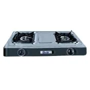 Plaque de cuisson à Gaz - OSCAR- OSC-200 - Aluminium - 2 feux 1