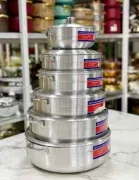  6PCS SET QUALITY ALUMINUM POT 1