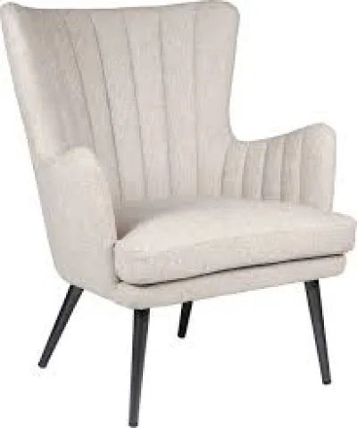 Chaise Alora Charlie beige - Tissu