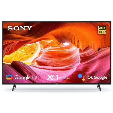 TV Smart Sony 65 Pouces - KD-65X75K - 4K Ultra HD - Android TV - HDR Dolby Vision - Wi-Fi - Noir