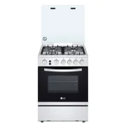 Cuisinière à Gaz LG - FA211RMA - 4 Feux - 60 x 60 cm - INOX -Argent  1