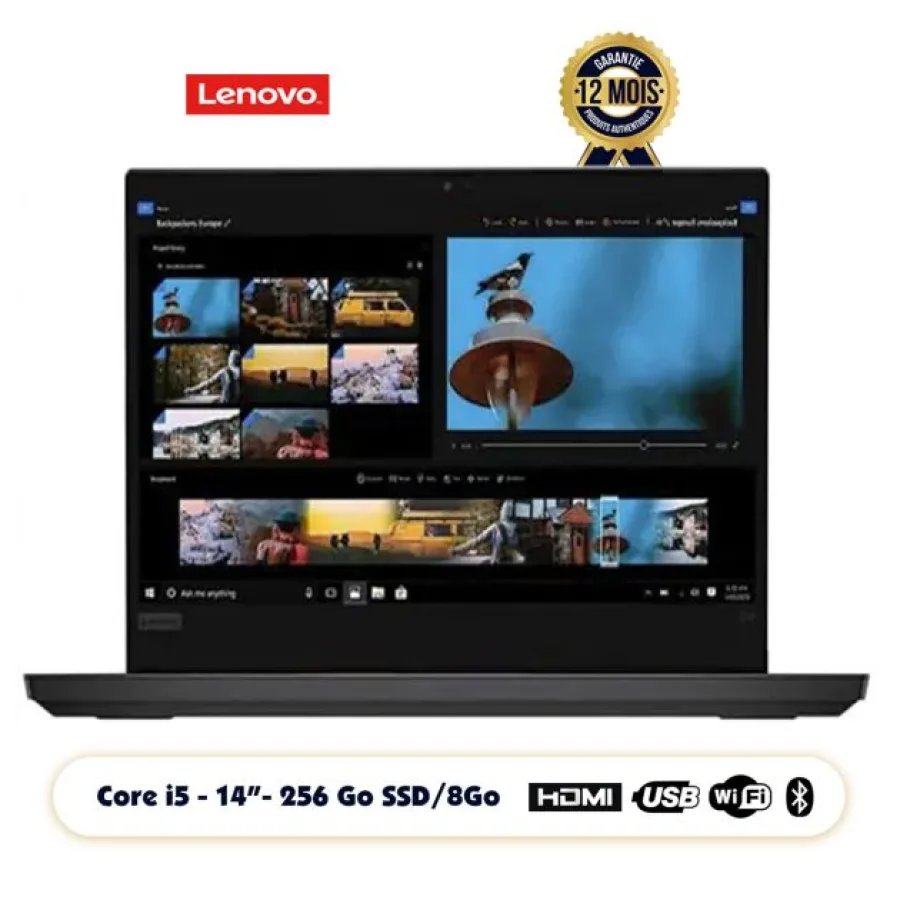 Laptop Lenovo ThinkPad E14 Gen 2 - 14" - Intel Core i5-1135G7 ‎- 256 Go SSD - 8Go RAM - Intel Iris Xe Graphics - Windows 11 Pro