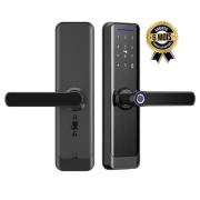 Serrure intelligente à empreinte digitale - Bouton de porte à clavier - Serrure avec code  1