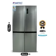Réfrigérateur Porte Française Double Battant - 482 litres - FIABTEC - FTKG-CD-492W - No Frost A+++ - Acier inoxydable 1