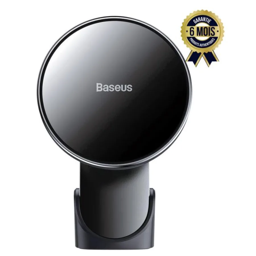 Chargeur de voiture sans fil - Baseus - support magnétique 15 W - pour tableau de bord et grille d'aération