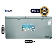 Congélateur coffre DELTA - DCF-660 - 660 litres - Gris 1