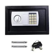 Mini coffre-fort avec clé et code PIN - Option de verrouillage du clavier 1
