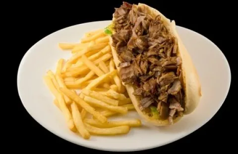 Chawarma plain baguette