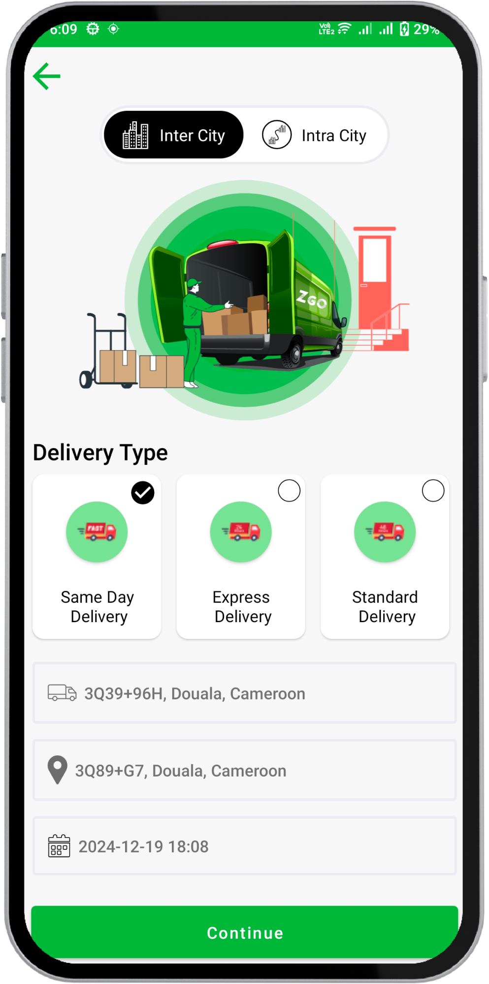 Z-Fly international shipping illustration